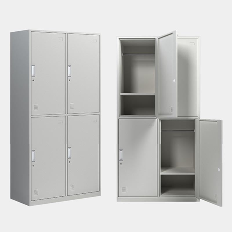 Metal Contemporary Wardrobe Armoire Hinged Wardrobe Cabinet for Home