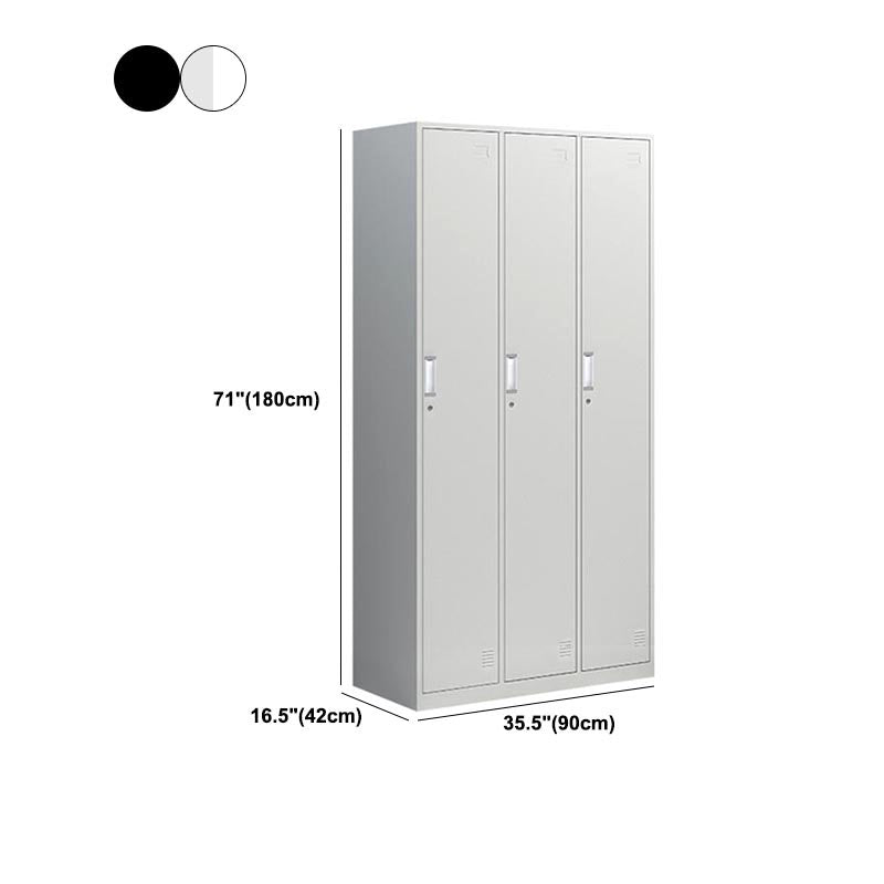 Metal Contemporary Wardrobe Armoire Hinged Wardrobe Cabinet for Home