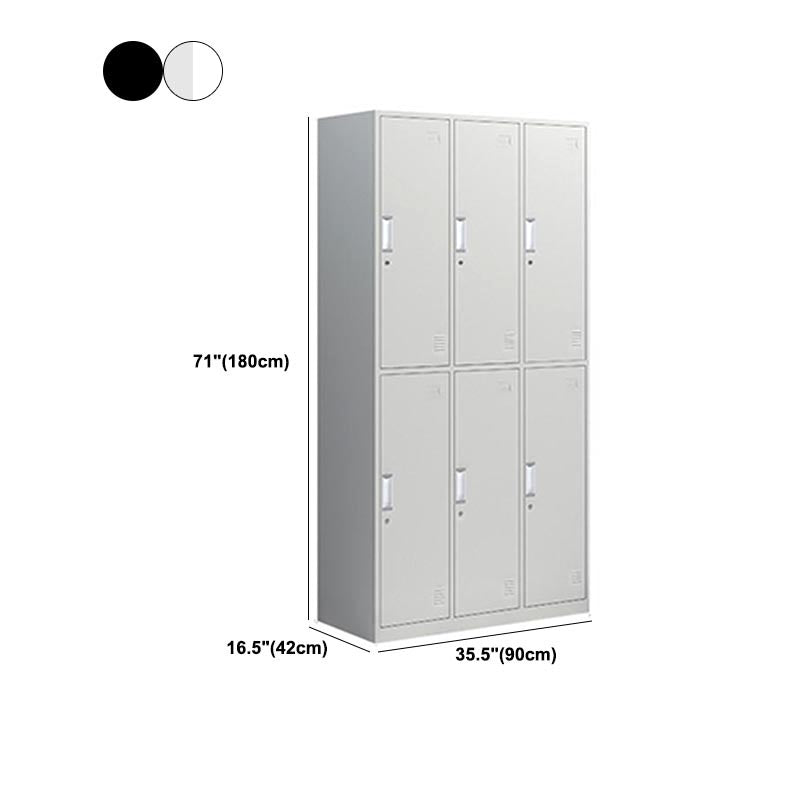 Metal Contemporary Wardrobe Armoire Hinged Wardrobe Cabinet for Home