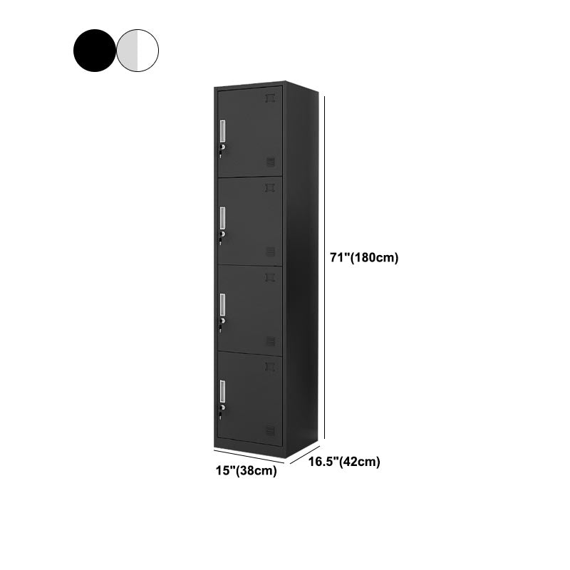 Metal Contemporary Wardrobe Armoire Hinged Wardrobe Cabinet for Home