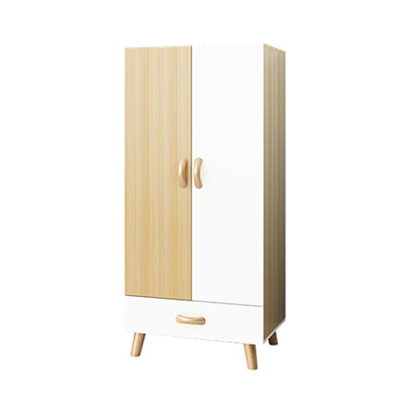 Manufactured Wood Storage Cabinet with Wooden Legs Modern Cabinet for Bedroom