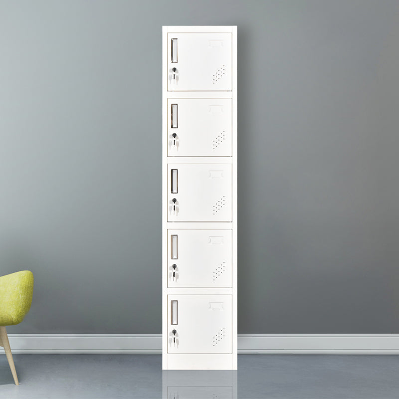 Metal Hinged Door Storage Cabinet Contemporary Cabinet for Bathroom