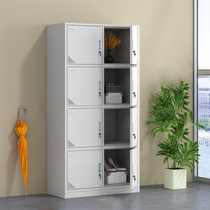 Hinged Contemporary Wardrobe Armoire Metal Wardrobe Cabinet for Home