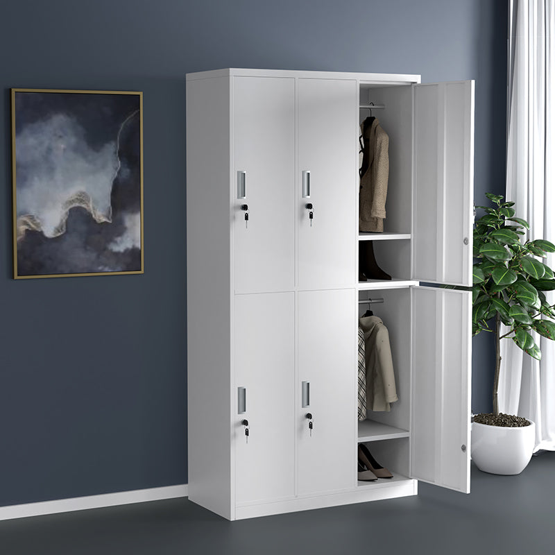 Hinged Contemporary Wardrobe Armoire Metal Wardrobe Cabinet for Home