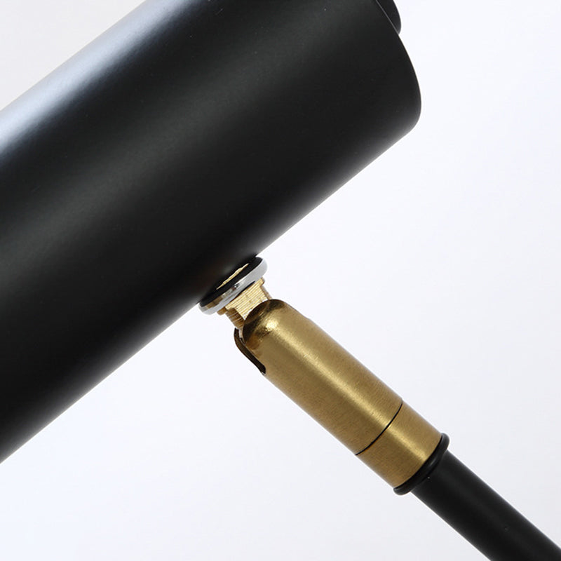 Modern Single Black/Golden Wall Mounted Sconce Metallic Wall Light for Bedroom