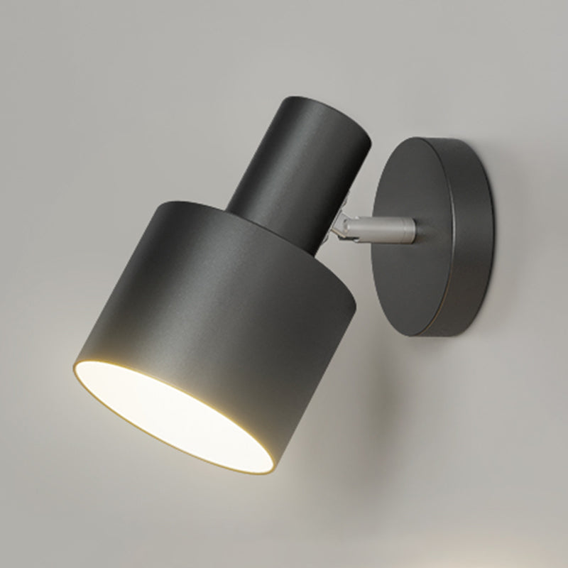 Polished Finish Single Modern Wall Mounted Sconce Metal LED Wall Light