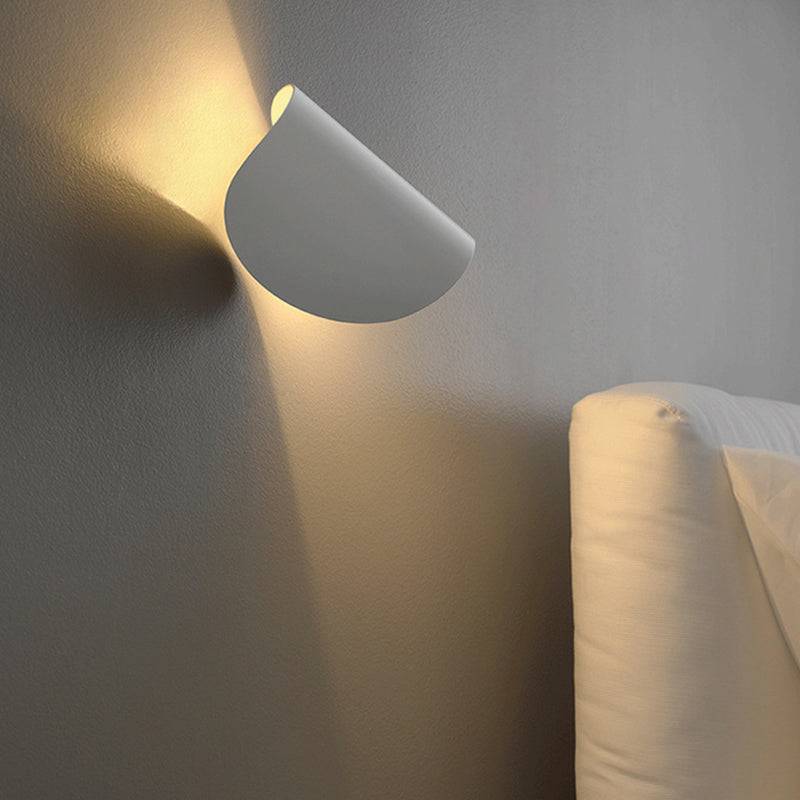 Minimalist Swivel Wall Sconce Macaron Curve Wall Light Fixture