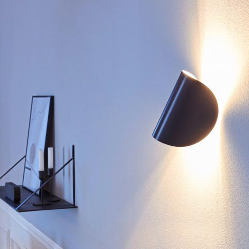 Minimalist Swivel Wall Sconce Macaron Curve Wall Light Fixture