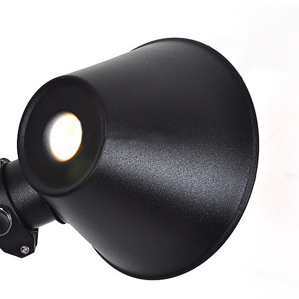 Black Geometric LED Wall Lamp in Modern Minimalist Aluminium Wall Light for Bedroom