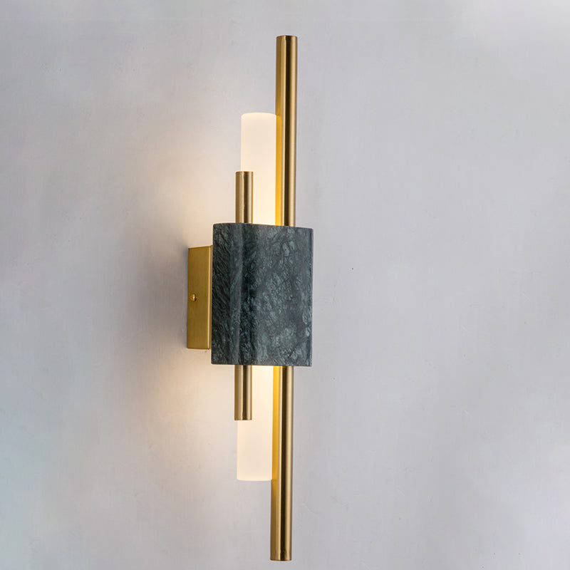 Modern Luxury LED Wall Lamp Iron Cylindrical Wall Sconce with Acrylic Shade
