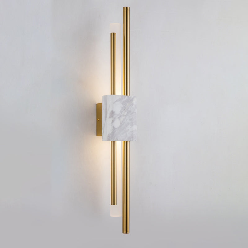 Modern Luxury LED Wall Lamp Iron Cylindrical Wall Sconce with Acrylic Shade