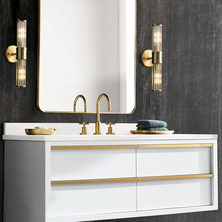 Crystal Linear Mirror Wall Lights Modern Mirror Wall Light Fixture