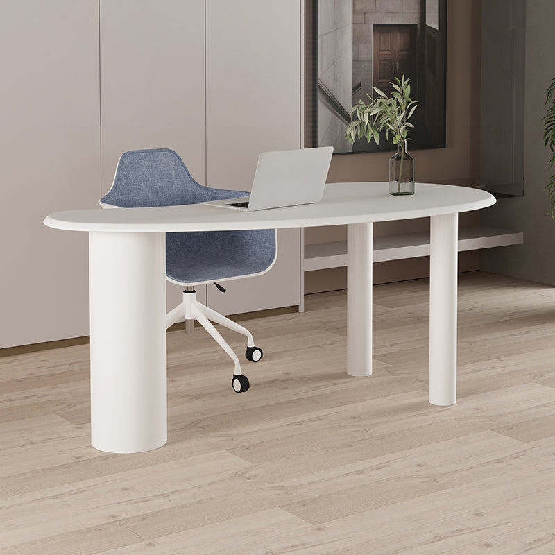 Solid Wood Unconventional Shape Writing Desk Modern Office Desk for Office