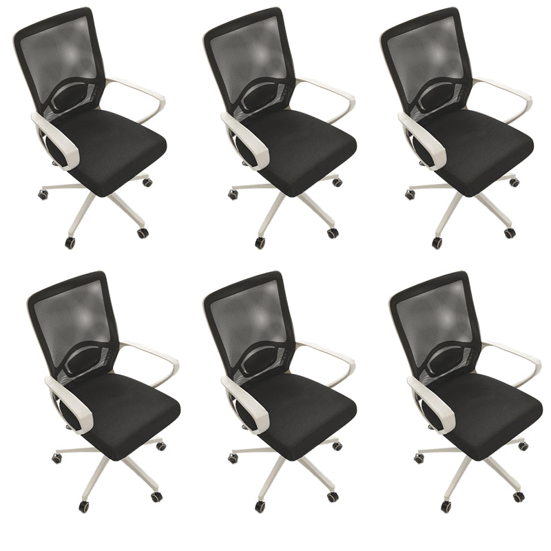 Modern Nylon Office Chair Slide Height-adjustable Desk Chair