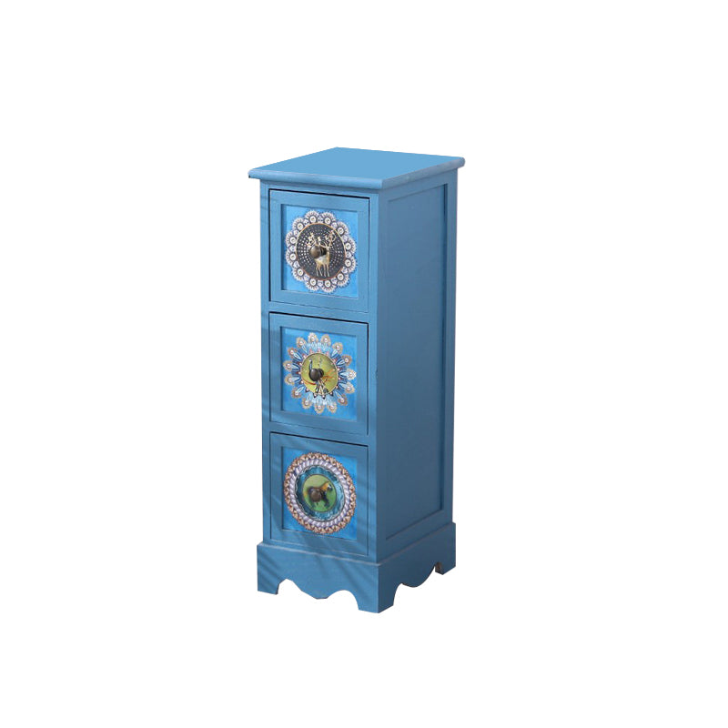 12" D Solid Wood Storage Chest Traditional Lingerie Chest with Drawers