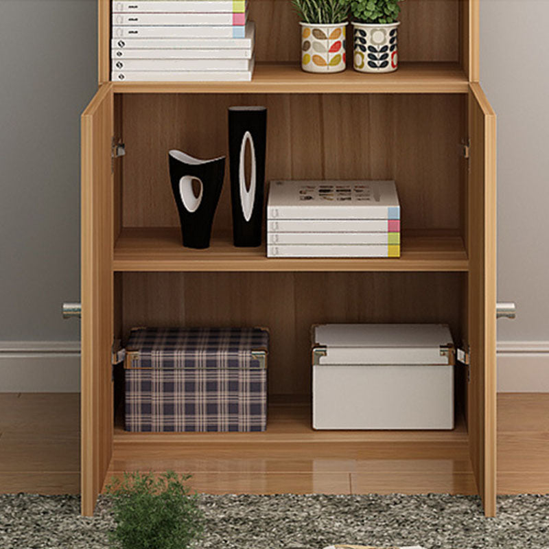Modern Vertical Bookcase Artificial Wood Bookshelf for Bedroom , 23.5" W X 12" D X 71" H