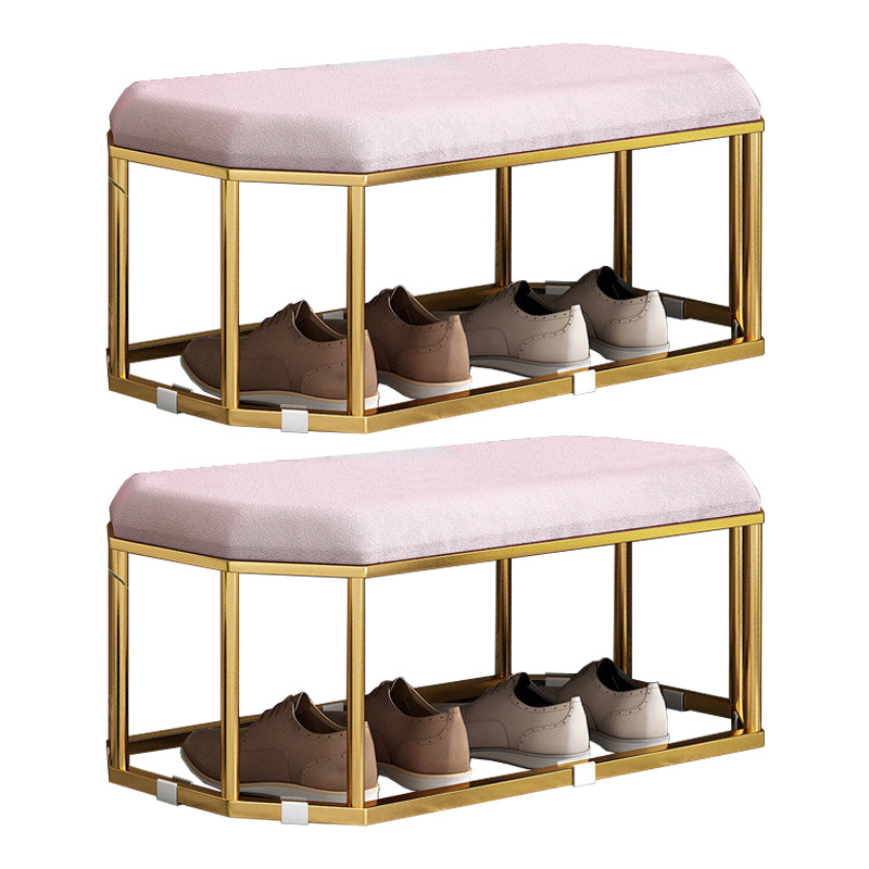 Velvet Specialty Storage Ottomans Standard Plain Glam Style Fade Resistant Ottoman