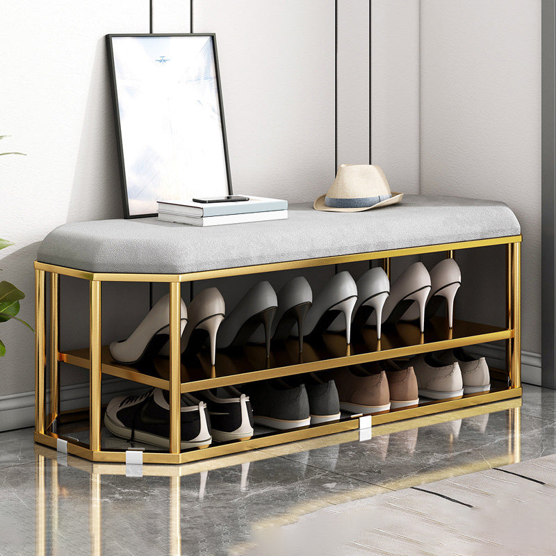 Velvet Specialty Storage Ottomans Standard Plain Glam Style Fade Resistant Ottoman