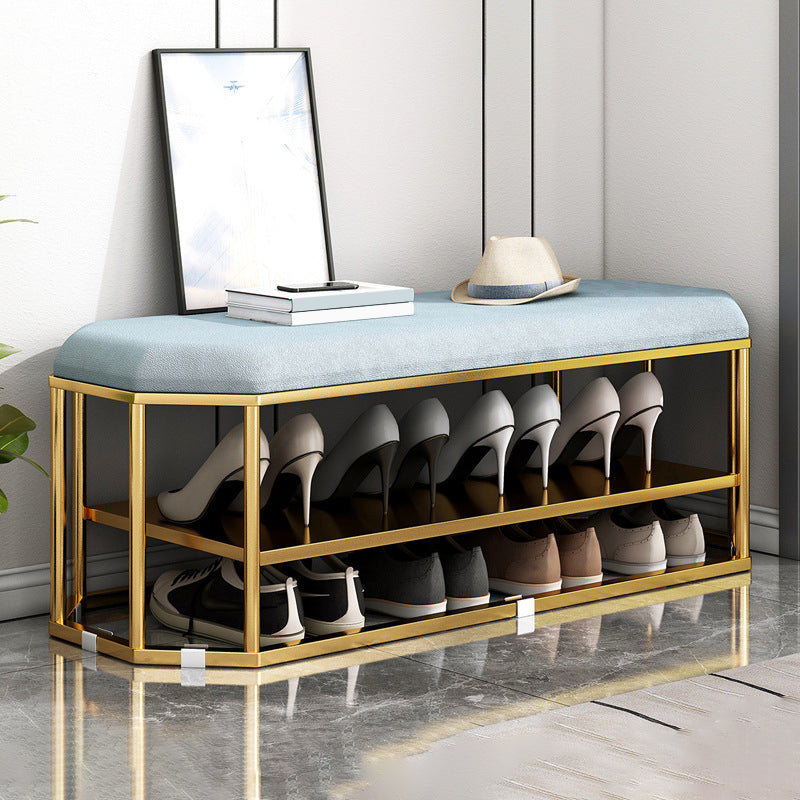 Velvet Specialty Storage Ottomans Standard Plain Glam Style Fade Resistant Ottoman