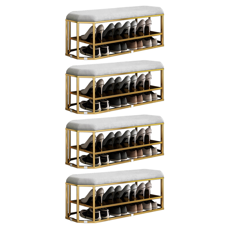 Velvet Specialty Storage Ottomans Standard Plain Glam Style Fade Resistant Ottoman