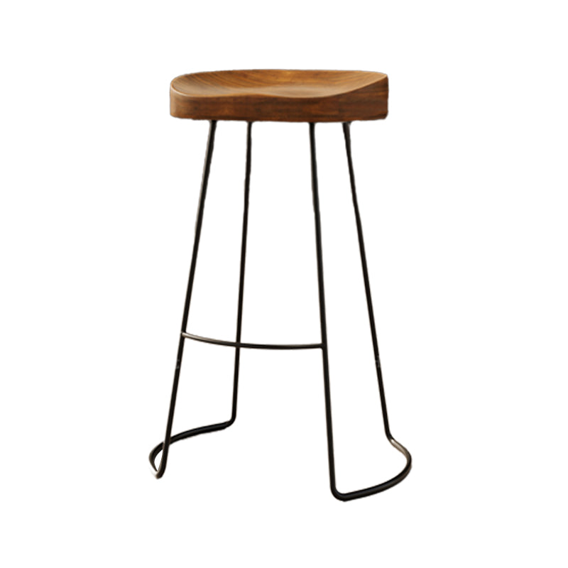 Rectangular Solid Wood Bar Table Set 1/4/7 Pieces Counter Table with High Stools