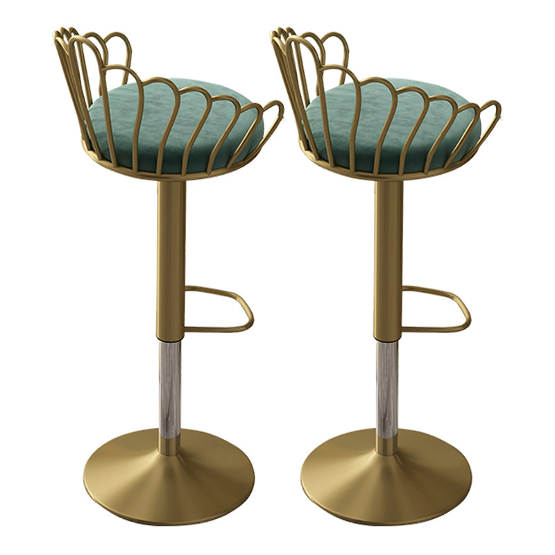 White and Gold Pub Table Set 1/2/3 Pieces Modern Indoor Table and Stools