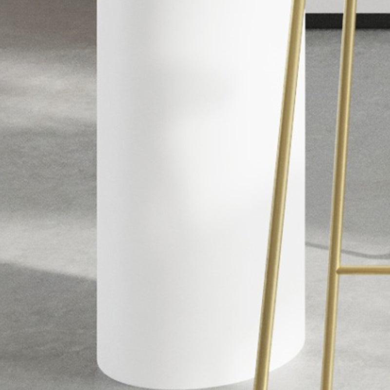 Modern Irregular Shape Bar Table Set 1/2/5 Pieces Sintered Stone Counter Table with Stools