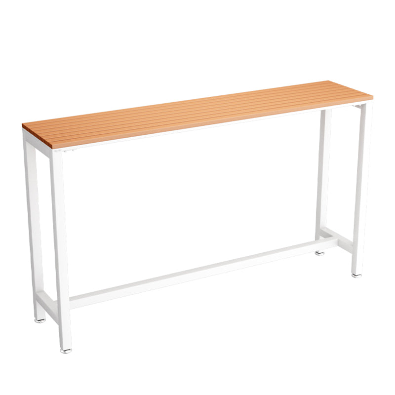 Outdoor 1/2/4/5 Pieces Counter Set Rectangle Industrial Metal Bar Pub Table Set