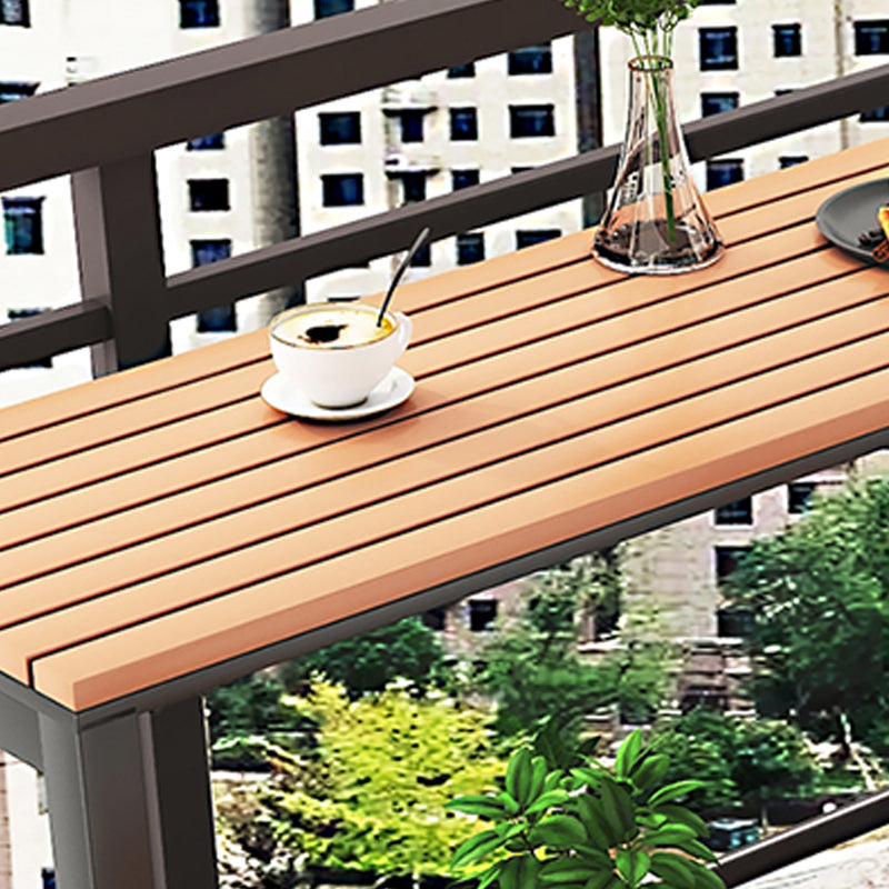 Outdoor 1/2/4/5 Pieces Counter Set Rectangle Industrial Metal Bar Pub Table Set