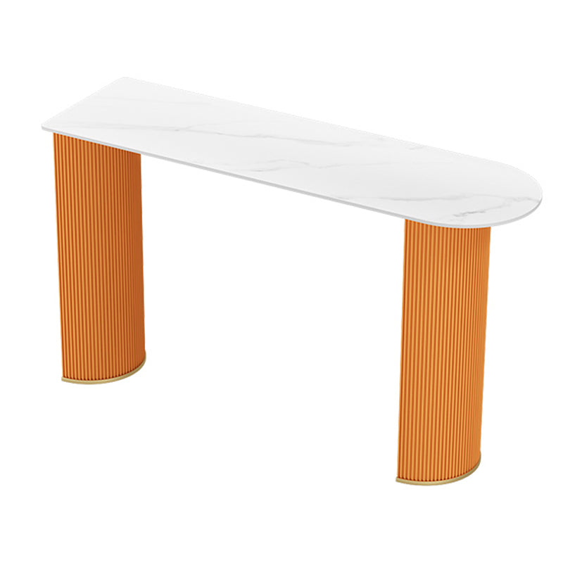 Modern Free Form Bar Set 1/2/5 Pcs Stone Bar Table with  Upholstered Stools