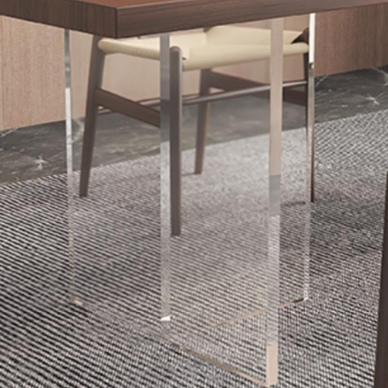 Modern 1/6 Pieces Dining Set Rectangle Pine Wood Dining Table for Kitchen Dining Room