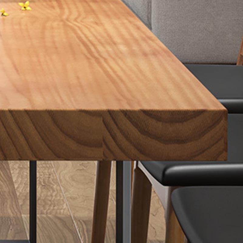 Modern 1/5/7 Pieces Dining Set Rectangle Pine Wood Dining Table for Dining Room Kitchen