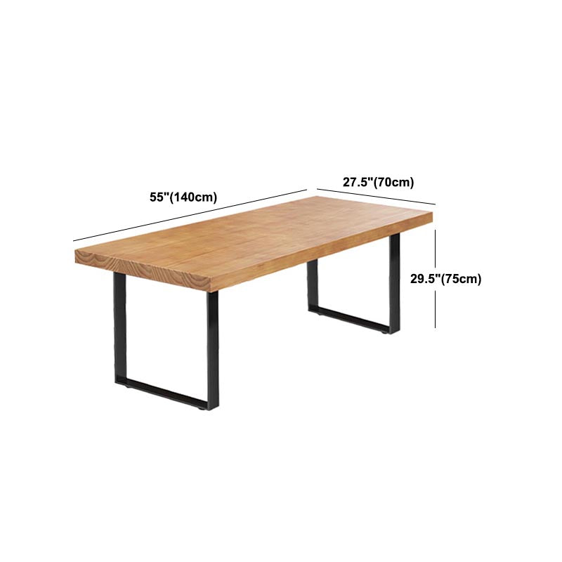 Modern 1/5/7 Pieces Dining Set Rectangle Pine Wood Dining Table for Dining Room Kitchen