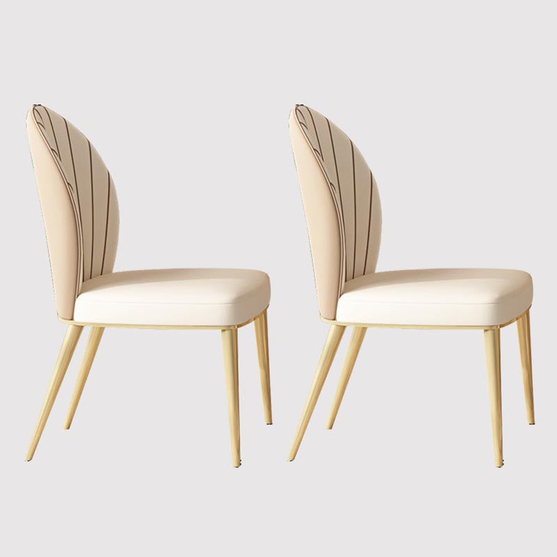 Glam Dining Table Set 1/2/5/7 Pcs Rectangle Dining Table with Upholstered Chairs