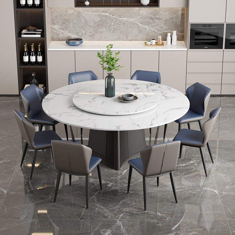 Modern Dining Set Stone 1/4/9 Pieces Dining Turntable Furniture for Home