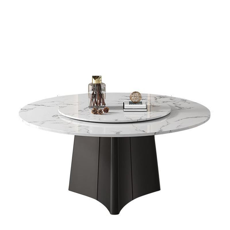 Modern Dining Set Stone 1/4/9 Pieces Dining Turntable Furniture for Home