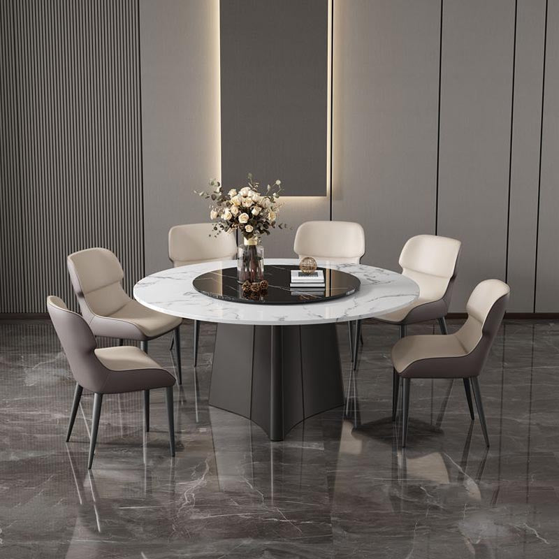 Modern Dining Set Stone 1/4/9 Pieces Dining Turntable Furniture for Home