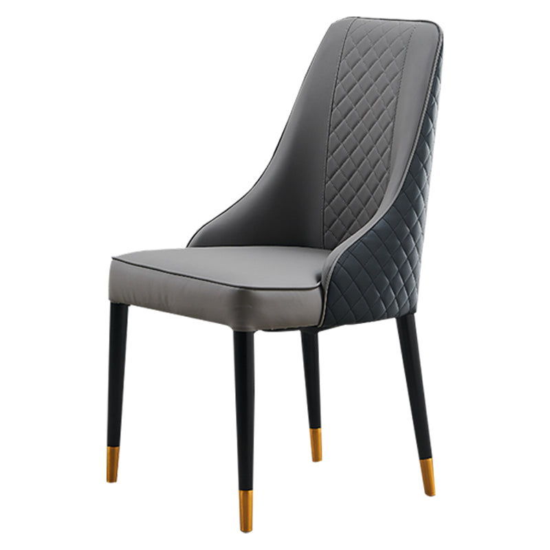 Nordic Style Wood Dining Chairs Armless Parsons Chair for Home Use