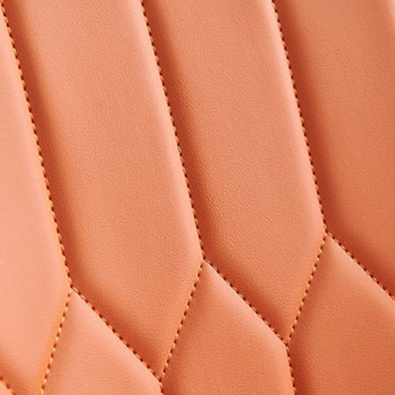 Leather Dining Side Chair Scandinavian Design Arm Solid Back Dining Side Chairs