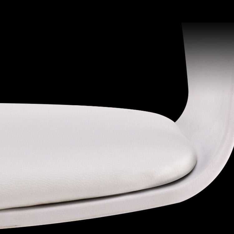 Contemporary Dining Arm Chair Matte Finish Plastic Open Back Chair