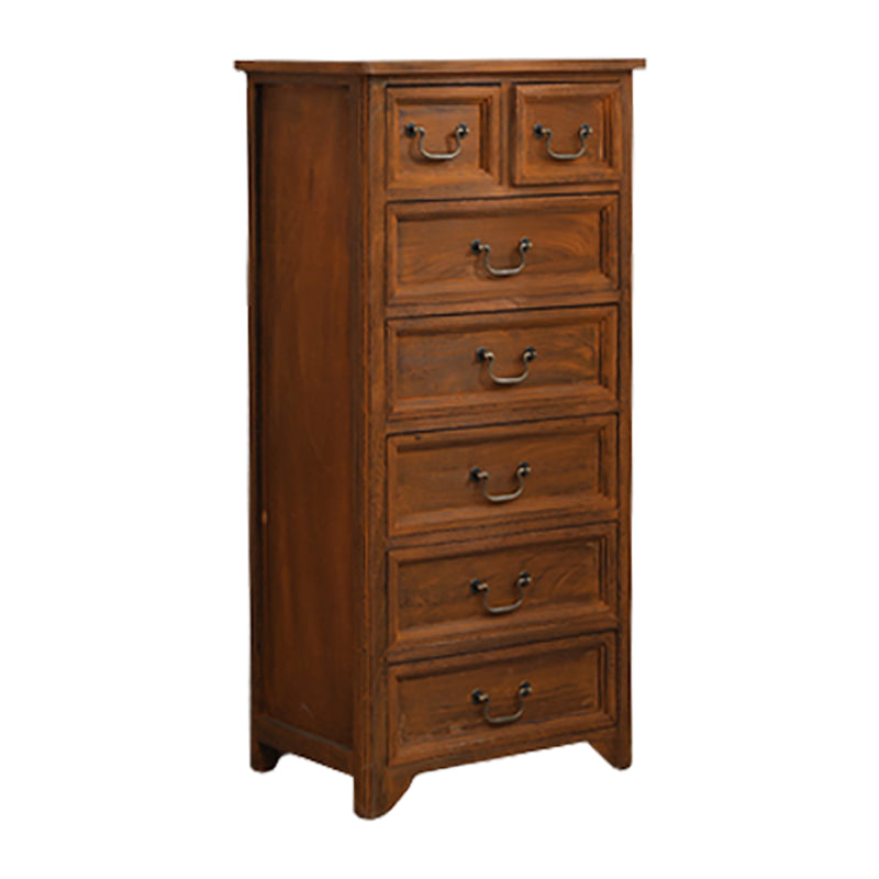 13.77" Wide Accent Chest with Drawers Mid-Century Modern Rectangle Chest