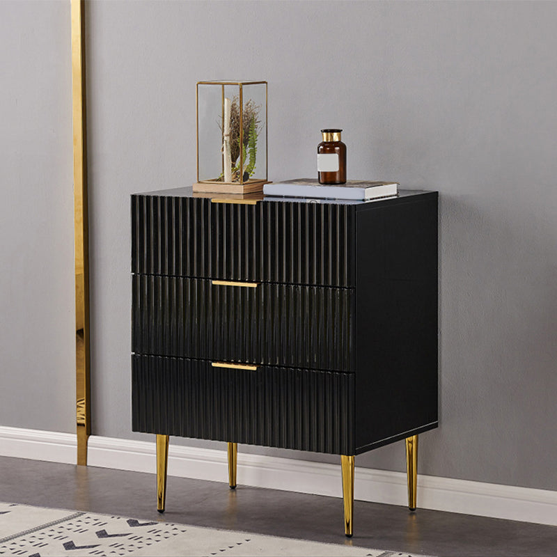 Modern 15.74" Wide Accent Chest Solid Wood Soft Close Drawers Chest