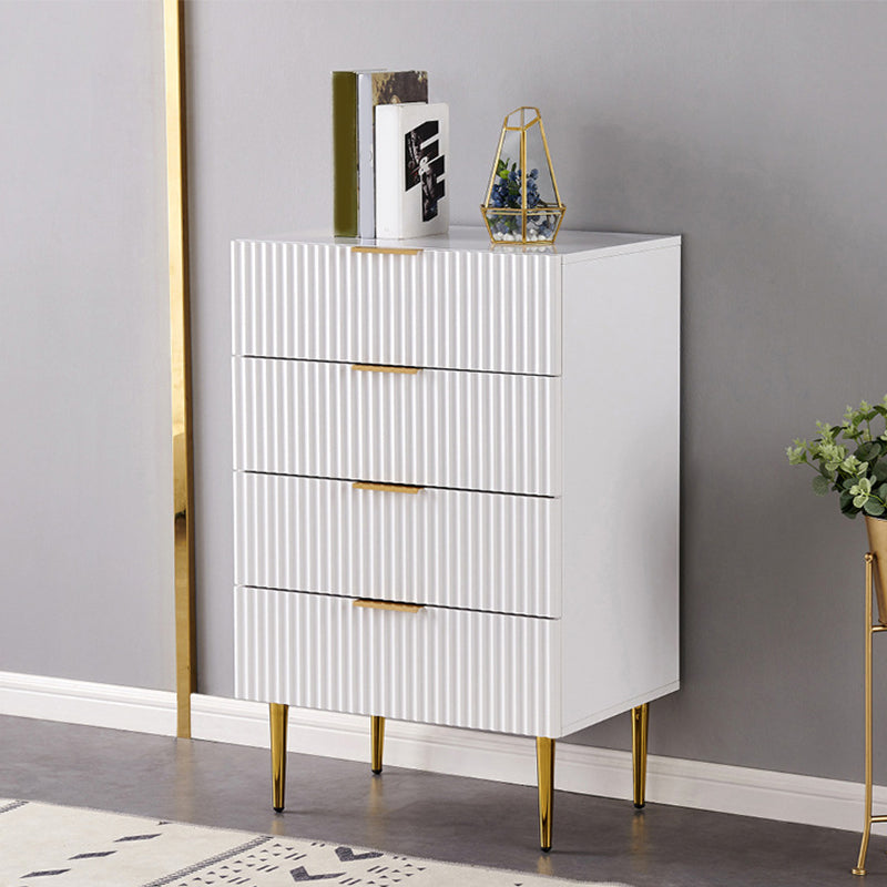 Modern 15.74" Wide Accent Chest Solid Wood Soft Close Drawers Chest