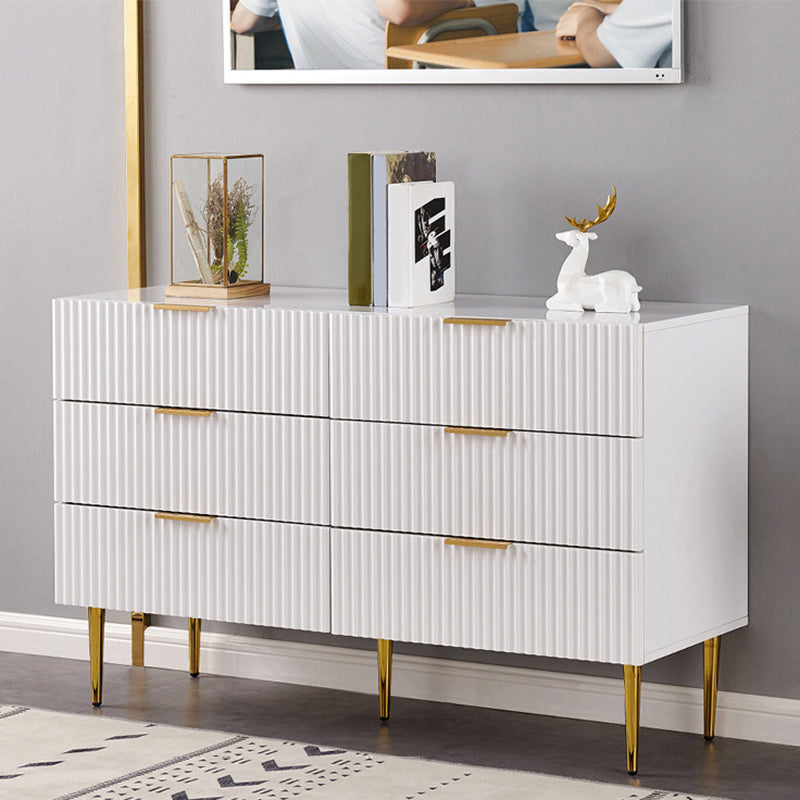 Modern 15.74" Wide Accent Chest Solid Wood Soft Close Drawers Chest