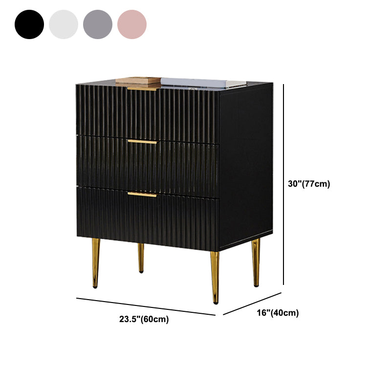 Modern 15.74" Wide Accent Chest Solid Wood Soft Close Drawers Chest