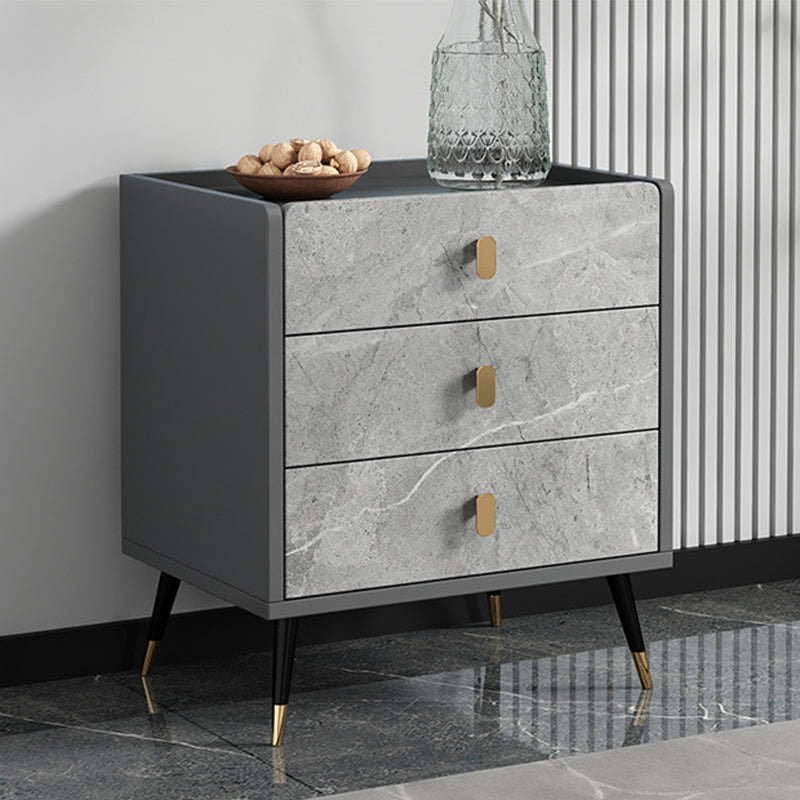 15.74" Wide Modern Accent Chest with Soft Close Drawers Wood Chest