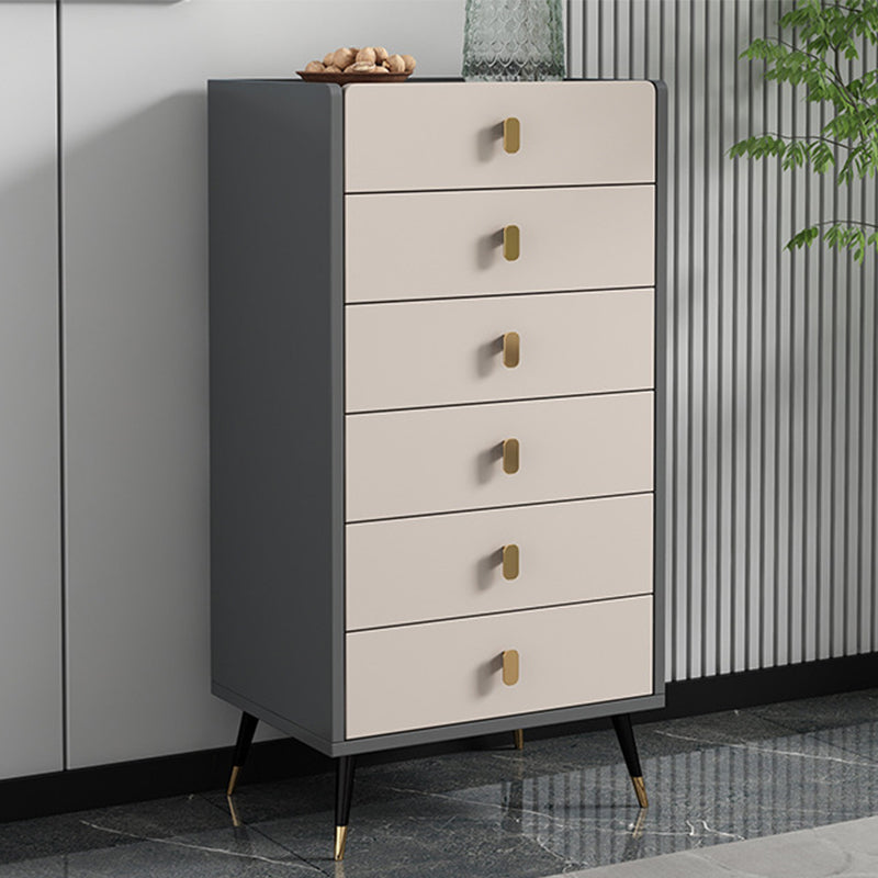 15.74" Wide Modern Accent Chest with Soft Close Drawers Wood Chest