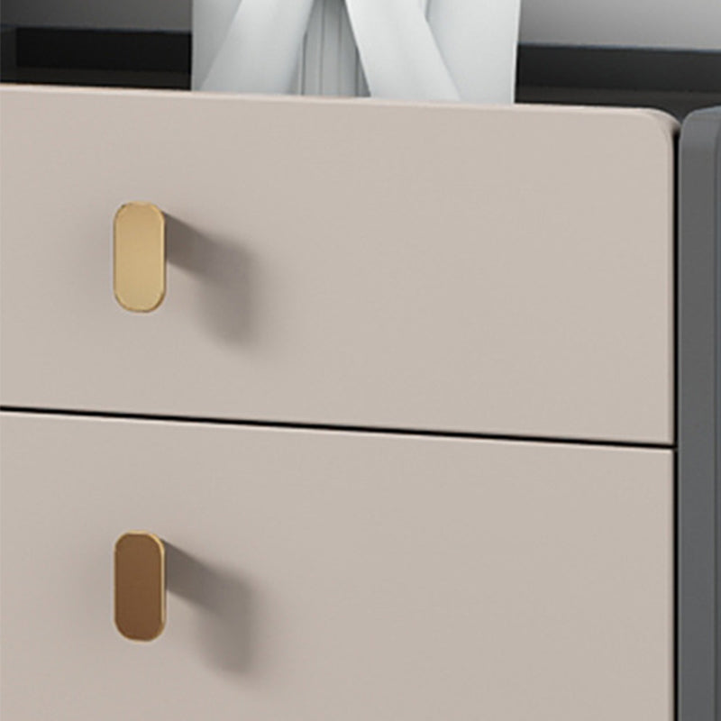 15.74" Wide Modern Accent Chest with Soft Close Drawers Wood Chest
