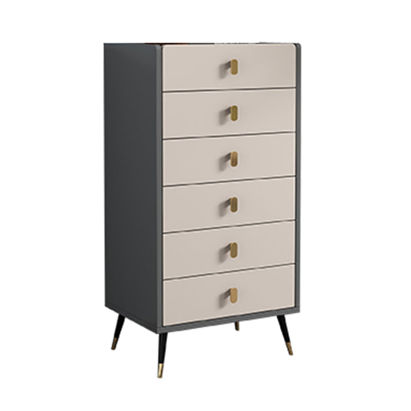 15.74" Wide Modern Accent Chest with Soft Close Drawers Wood Chest