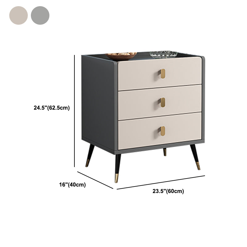 15.74" Wide Modern Accent Chest with Soft Close Drawers Wood Chest